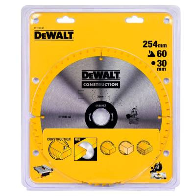 Tarcza pilarska do drewna 254x30x2,4mm 60z DeWalt DT1182 - zdjęcie nr 3