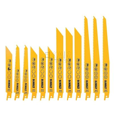 Zestaw 12 brzeszczotów do piły do drewna i metalu DeWalt DT2445 - zdjęcie nr 2