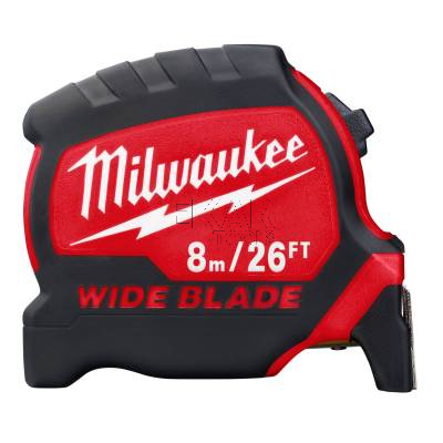 Taśma miernicza zwijana 8M Milwaukee Premium Wide Blade 4932471818 - zdjęcie nr 2
