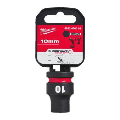 Nasadka udarowa krótka 1/2 10x38mm SHOCKWAVE Milwaukee 4932480304 - zdjęcie nr 3