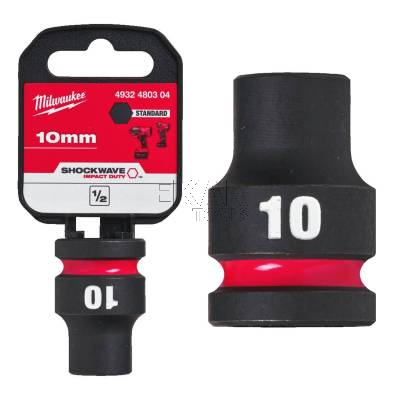 Nasadka udarowa krótka 1/2 10x38mm SHOCKWAVE Milwaukee 4932480304