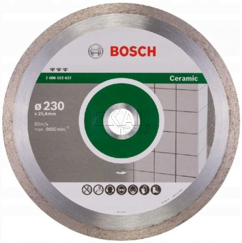 Tarcza tnąca diamentowa Best for Ceramic 230mm Bosch 2608602637