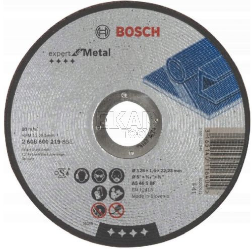 Tarcza do cięcia BOSCH 125x1,6x22,2 2608600219