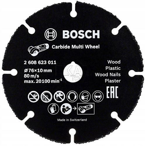 Tarcza uniwersalna BOSCH 76mm (do GWS 12V) 2608623011