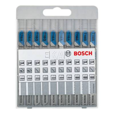 Zestaw 10 brzeszczotów do wyrzynarki do metalu Basic for Metal BOSCH 2607010631