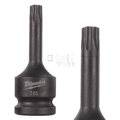 Nasadka udarowa 1/2 z końcówką TX45 SHOCKWAVE Milwaukee 4932478061