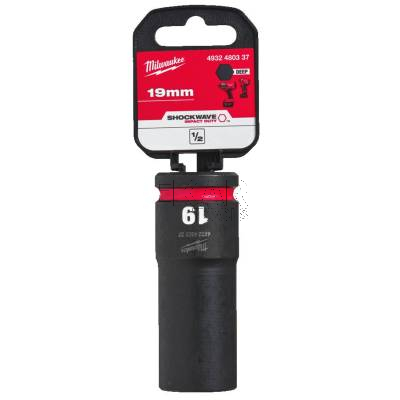 Nasadka udarowa długa 1/2 19x78mm SHOCKWAVE Milwaukee 4932480337 - zdjęcie nr 3
