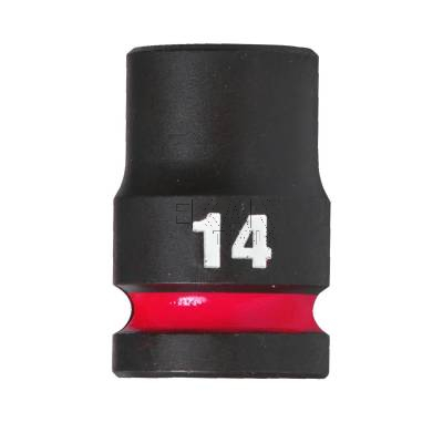 Nasadka udarowa krótka 1/2 14x38mm SHOCKWAVE Milwaukee 4932480308 - zdjęcie nr 2