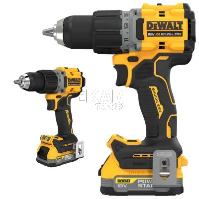 Wiertarko-wkrętarka udarowa DeWalt DCD800E2T 18V 2x2Ah + walizka TSTAK - zdjęcie nr 2