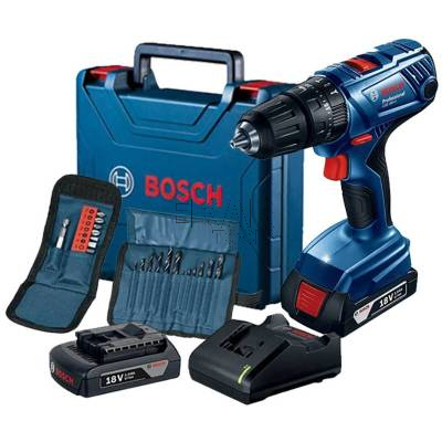 Wkrętarka BOSCH GSR 180-LI 18V + 2x2.0 Ah + walizka + wiertła