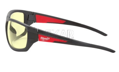 Okulary premium Milwaukee - szkła żółte 1 para - zdjęcie nr 3