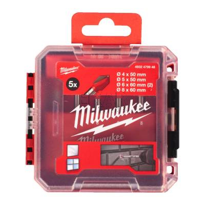 Zestaw 5 wierteł do szkła i ceramiki 4-8mm Milwaukee 4932479948 - zdjęcie nr 3