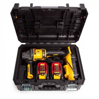 Szlifierka kątowa DeWalt DCG418T2 125mm 54V + 2x6Ah + walizka - zdjęcie nr 3