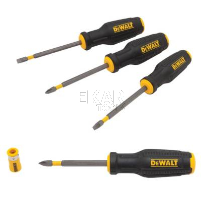 Zastaw 4 wkrętaków z magnetyczną tulejką FULLFIT DeWALT DWHT62054-0 - zdjęcie nr 2