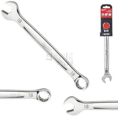 Klucz płasko-oczkowy 18mm Milwaukee MAX BITE 4932471526