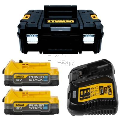 Wkrętarka udarowa DeWalt DCD805E2T 18V + 2x2Ah + walizka TSTAK - zdjęcie nr 3