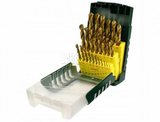 Zestaw 25 wierteł do metalu BOSCH HSS-TiN 2607017154