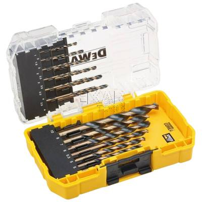 Zestaw 19 wierteł do metalu HSS-G 1-10mm BlackGold DeWalt DT70728 - zdjęcie nr 2
