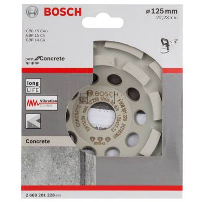Tarcza garnkowa diamentowa Best for Concrete 125mm BOSCH 2608201228 - zdjęcie nr 3