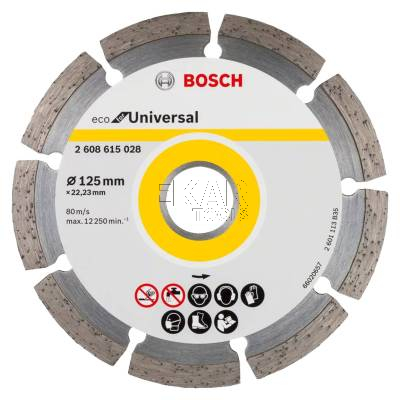 Tarcza diamentowa uniwersalna 125mm Eco for Universal BOSCH 2608615028