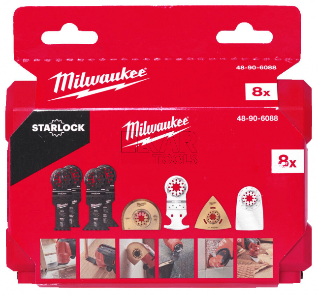 Zestaw brzeszczotów Milwaukee - 8szt - zdjęcie nr 2