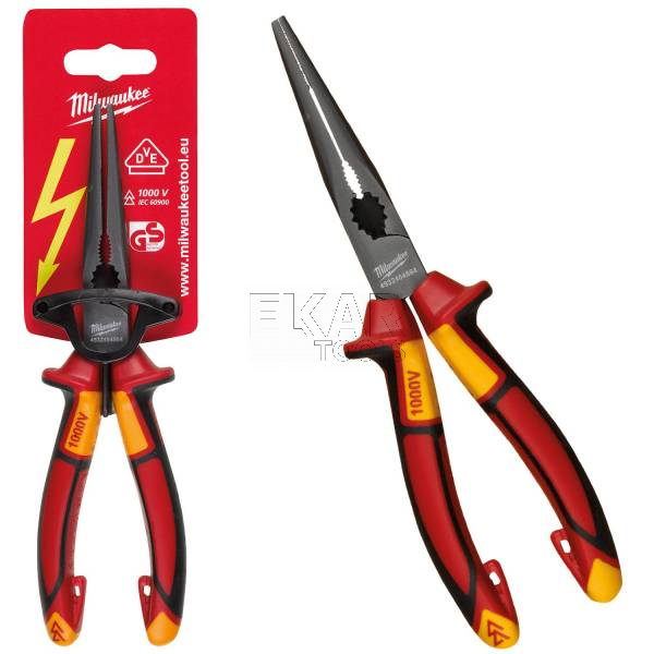 SZCZYPCE DŁUGIE OKRĄGŁE VDE 205MM Milwaukee