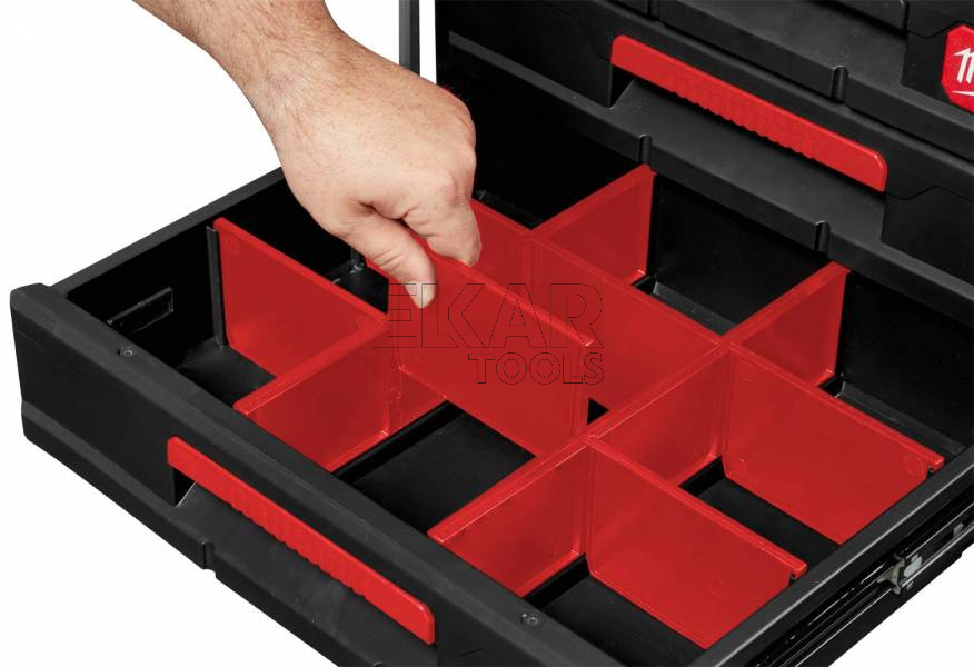 Skrzynia PACKOUT Milwaukee z 3 szufladami 4932472130 - zdjęcie nr 2