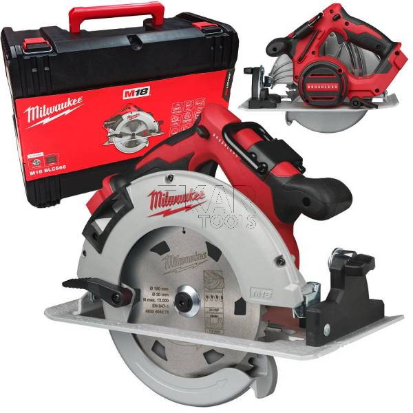 Pilarka tarczowa akumulatorowa Milwaukee M18BLCS66-0X 4933464589 190mm + walizka