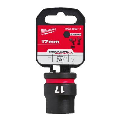 Nasadka udarowa krótka 1/2 17x38mm SHOCKWAVE Milwaukee 4932480311 - zdjęcie nr 3