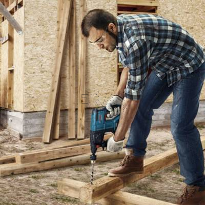 Młotowiertarka akumulatorowa SDS-Plus BOSCH GBH 180-LI 2J 18V + 2x4Ah + walizka - zdjęcie nr 3