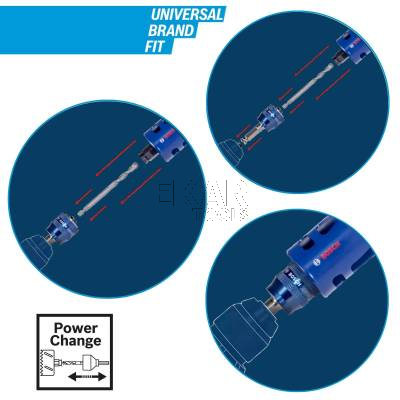 Adapter Trzpień Power-Change Plus 3/8 z wiertłem HSS-Co 7,15x65mm BOSCH 2608594256 - zdjęcie nr 3