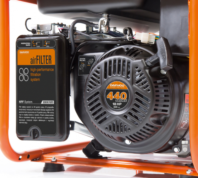 Agregat prądotwórczy benzynowy DAEWOO GDA8500E-3 - zdjęcie nr 2