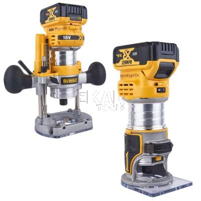 Frezarka górnowrzecionowa DeWalt DCW604P2 8mm + 2x5Ah + walizka - zdjęcie nr 3