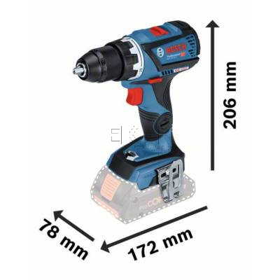 Wiertarka akumulatorowa BOSCH GSR 18V-60C 06019G1102 - zdjęcie nr 2