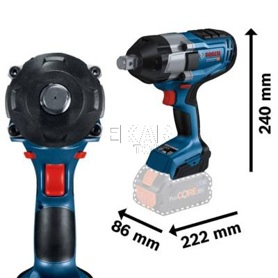 Klucz udarowy BOSCH GDS 18V-1050 H 06019J8500 3/4 1050Nm BITURBO - zdjęcie nr 2