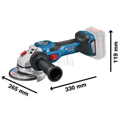 Szlifierka kątowa BOSCH GWS 18V-15 SC  06019H6100 125mm + L-BOXX - zdjęcie nr 3