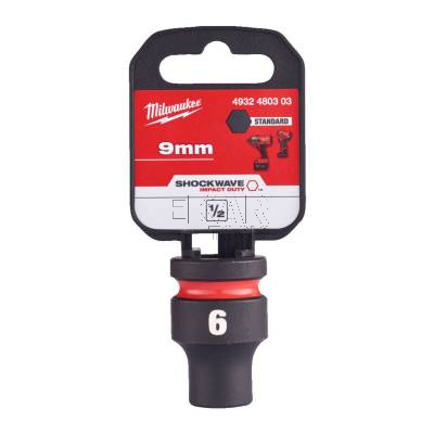 Nasadka udarowa krótka 1/2 9x38mm SHOCKWAVE Milwaukee 4932480303 - zdjęcie nr 3