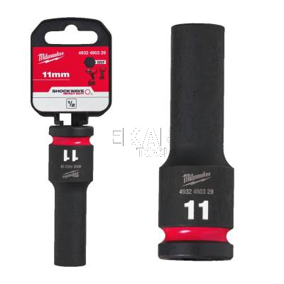Nasadka udarowa długa 1/2 11x78mm SHOCKWAVE Milwaukee 4932480329