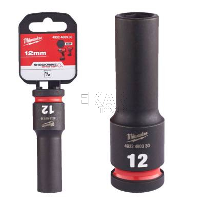 Nasadka udarowa długa 1/2 12x78mm SHOCKWAVE Milwaukee 4932480330