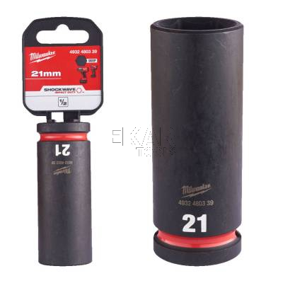 Nasadka udarowa długa 1/2 21x78mm SHOCKWAVE Milwaukee 4932480339