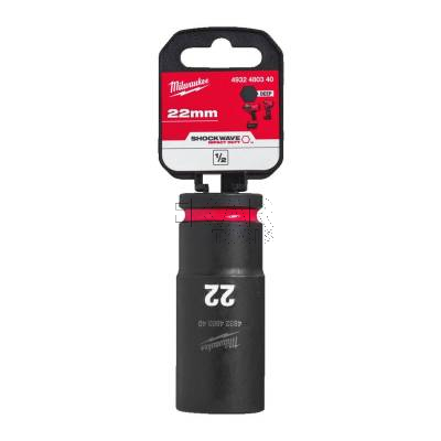 Nasadka udarowa krótka 1/2 22x78mm SHOCKWAVE Milwaukee 4932480340 - zdjęcie nr 3