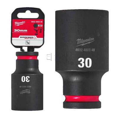 Nasadka udarowa długa 1/2 30x78mm SHOCKWAVE Milwaukee 4932480348