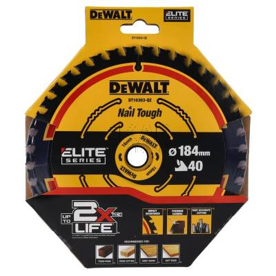 Tarcza pilarska do drewna 184x16x1,6mm 40z DeWalt DT10303 - zdjęcie nr 4