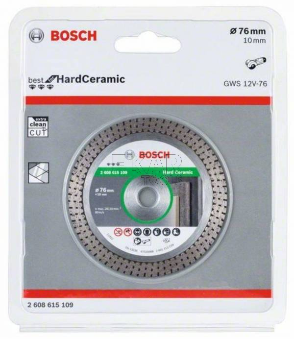 Tarcza diamentowa do płytek 76mm BOSCH 2608615109 - zdjęcie nr 2