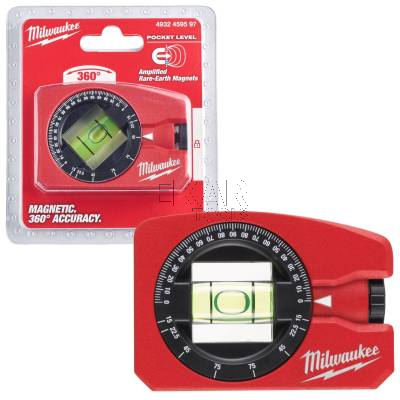 Poziomica kieszonkowa 7,8cm Milwaukee POCKET 4932459597