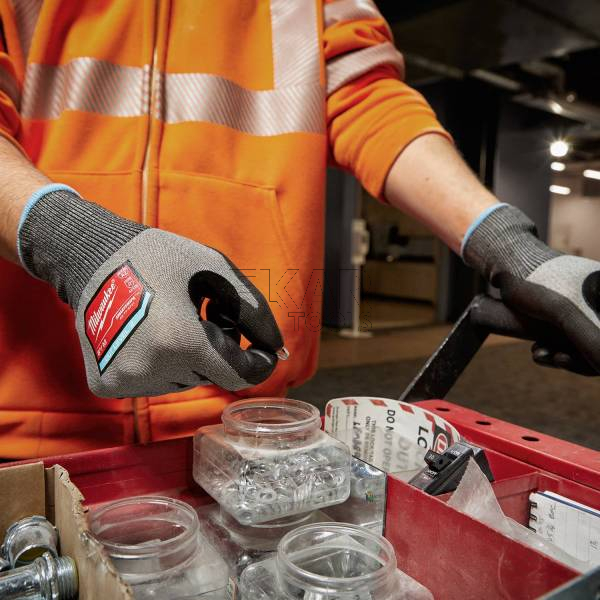 MILWAUKEE RĘKAWICE ODPORNE NA PRZECIĘCIA rozm. 8/M Poziom B 4932480492 - zdjęcie nr 2