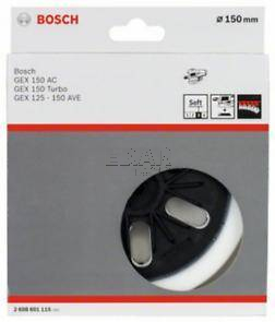 Talerz szlifierski BOSCH miękki do GEX 150 2608601115 - zdjęcie nr 2
