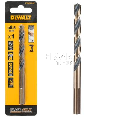 Wiertło do metalu 8,5mm 1szt. HSS-G DeWalt BLACK GOLD DT20527