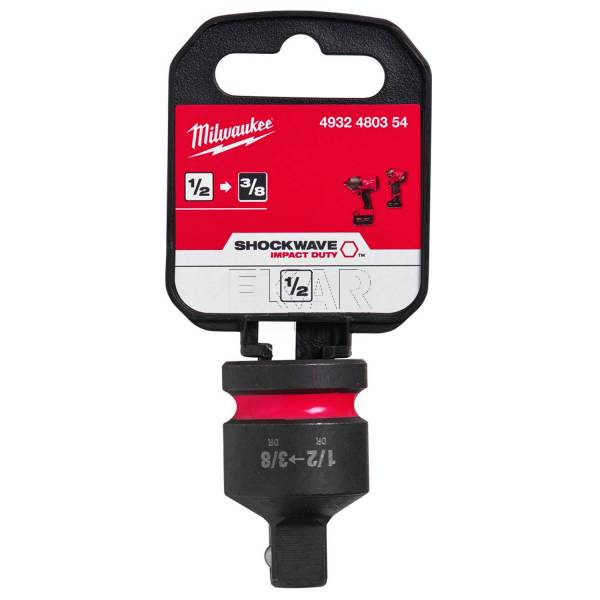 Adapter nasadek udarowy 1/2 kwadrat na 3/8 Milwaukee 4932480354 - zdjęcie nr 4