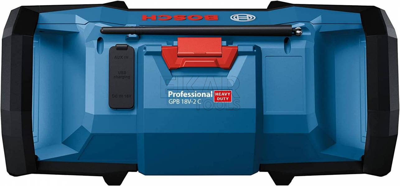 Radio budowlane BOSCH GPB 18V-2 C 06014A3000 Bluetooth FM AUX - zdjęcie nr 3